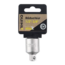 RHINO - Jeux de douilles - Réducteur/Adaptateur pour douille - Carré 1/2" vers 3/8" mâle - Fabriqué en Acier (Chrome Vanadium) -