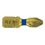 Tivoly 11523220200 Embout de Vissage Diamant Impact Torsion pour Vis Pozidriv Pz2