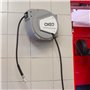 Enrouleur de tuyau à air comprimé - Dévidoir automatique Pivotant à 180° - 10 bar max - tuyau - Longueur 12m - Diamètre 8mm