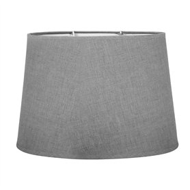 Sema 97122 Abat-jour ovale texture/tissu gris clair