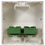 MO-BASE OPT 2XSC/APC 2M BL