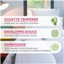 Blanrêve - Couette confort - Tempérée - Pour lit de 1 personne - Fibres Synthétiques Douces - Entretien Facile - Blanc - 140x200