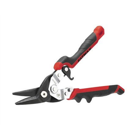Stanley Fmht73755-0 Cisaille Aviation Ergo 250Mm Passe-Franc Gauche - Gamme FatMax - Revêtement Oxyde Noir - Plus Ergonomique -G