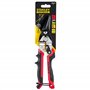 Stanley Fmht73755-0 Cisaille Aviation Ergo 250Mm Passe-Franc Gauche - Gamme FatMax - Revêtement Oxyde Noir - Plus Ergonomique -G