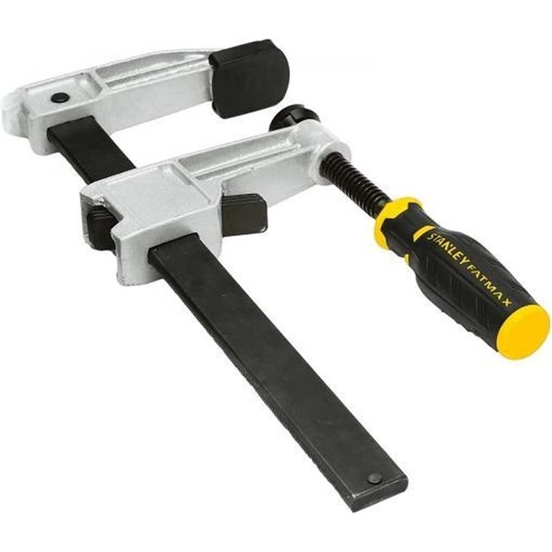 Stanley Fmht0-83244 Serre-Joint À Vis Gamme FatMax - Travaux De Précision - Système De Verrouillage - Poignée Bi Matière Soft Gr