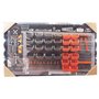 Fischer Darex - Kit de 4 panneaux muraux et accessoires de rangement - Kit de 4 panneaux perforés en plastique 540x 950mm