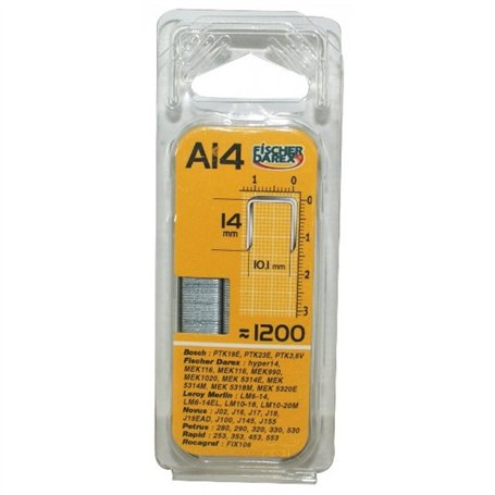 FISCHER DAREX 1200 agrafes 14 mm Type A