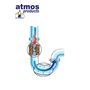 Atmos Products 1314 DEBOUCHEUR Choc 1314-Déboucheur Pro Nouvelle Formule. Ultra Efficace pour Tous Types de Bouchons, dans Toute