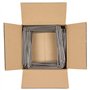 Flandria Lot de 100 Agrafes de paillage Ø3.7mm biseautées acier cranté 20x20x20cm - Fabrication Française