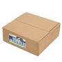 Flandria Lot de 100 Agrafes de paillage Ø3.7mm biseautées acier cranté 20x20x20cm - Fabrication Française