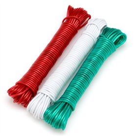 Lot de 3 Cordes à Linge Multicolore