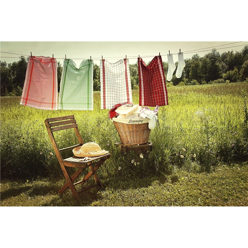 Image secondaire de Lot de 3 Cordes à Linge Multicolore, Fil d’Acier plastifié, diamètre 2,6 mm, Multicolore, 10 mètres, 20216 Flandria