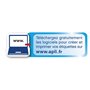 Apli Agipa – Boite Étiquettes Adhésives Blanches Multi–Usages Coins Arrondis – Certifié FSC – Anti-bourrage - 63,5 x 33,9 mm – 2