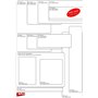 Apli Agipa – Boite Étiquettes Adhésives Blanches Multi–Usages – certifié FSC – Anti-Bourrage - 105 x 148, 5 mm – 400 Étiquettes 