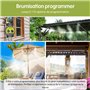 Jardibric - Programmateur pour Brumisateur - Contrôlez avec Précision de 5 Sec à 15 Min, Fréquence de 30 Sec à 60 Min