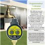 Jardibric - Programmateur pour Brumisateur - Contrôlez avec Précision de 5 Sec à 15 Min, Fréquence de 30 Sec à 60 Min