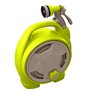 Jardibric - Dévidoir Enrouleur D'arrosage Portable 10m - Choix de Couleurs (Vert Anis ou Taupe Turquoise) - Compact et Pratique