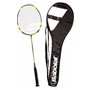 Babolat Power Light Allround Raquette de badminton, avec cordage noir et jaune, sac de transport