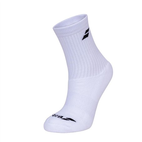 Babolat 3 Pairs Pack Unisex Chaussettes Tennis Blanc 39/42