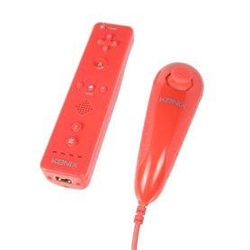 Konix Duo Controller Pack Wii & Wii U Rouge