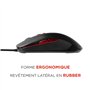 Konix Drakkar Souris Ambidextre - Souris Gamer 10 Boutons - Souris Gaming 4 Niveaux DPI - Souris Filaire Gamer Rétro-Éclairé - S