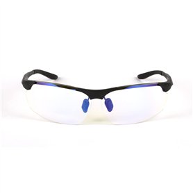 Konix Mythics Lunettes de Protection pour Console PS4 - Verres Jaunes Anti lumière Bleue - Noir