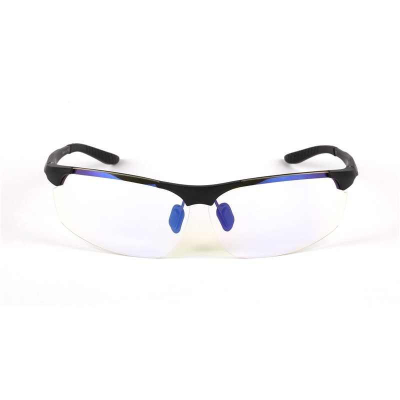 Konix Mythics Lunettes de Protection pour Console PS4 - Verres Jaunes Anti lumière Bleue - Noir