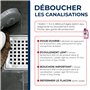 STARWAX Déboucheur Canalisations Spécial Cheveux - 900ml - Idéal pour Éliminer les Bouchons de Cheveux
