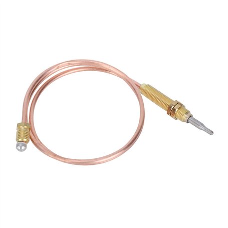 Thermocouple à gaz universel M8 filetage chauffage brûleur à gaz sonde thermocouple 600mm pièces de rechange de chauffage extéri