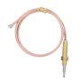 Thermocouple à gaz universel M8 filetage chauffage brûleur à gaz sonde thermocouple 600mm pièces de rechange de chauffage extéri