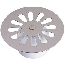 Wirquin 39235003 Grille universelle de remplacement pour bonde d'évier D85