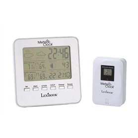 Lexibook Station Météo Meteoclock Silver