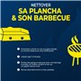HARRIS - Nettoyant plancha et Barbecue - Mousse décapante - Idéal nettoyages difficiles - Soin protecteur - Apte contact aliment