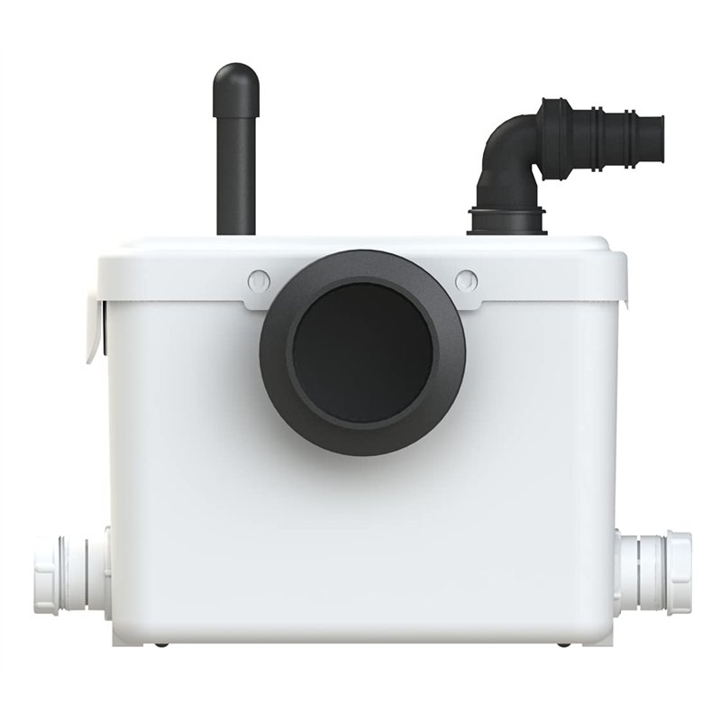 Aquasani 3 - Broyeur WC Adaptable avec Connexions pour Douche, Lavabo et Bidet, Installation Facile, Relevage 3m Vertical, 30m H