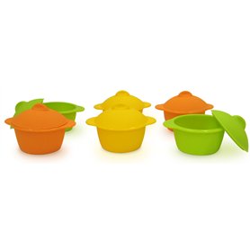 lot de 6 baby cocottes