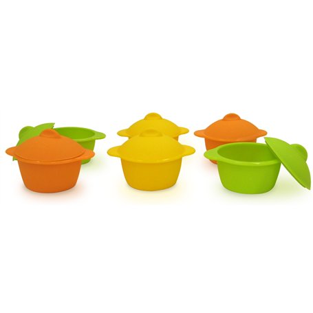 lot de 6 baby cocottes