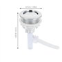 Angoily Bouton poussoir de rechange pour chasse d'eau