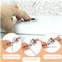 Angoily Bouton poussoir de rechange pour chasse d'eau