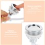 Angoily Bouton poussoir de rechange pour chasse d'eau