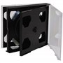 Dragon Trading Lot de 10 boîtes de rangement pour 6 disques CD/DVD/Blu-Ray 25 mm d'épaisseur Pour 6 disques avec espace pour ins