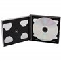 Dragon Trading Lot de 10 boîtes de rangement pour 6 disques CD/DVD/Blu-Ray 25 mm d'épaisseur Pour 6 disques avec espace pour ins