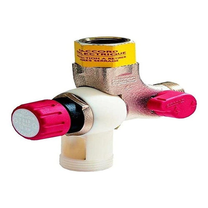 COMAP Groupe de sécurité réversible Reverso Siège Inox pour chauffe eau, cumulus - 20x27 ou 3/4