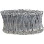 EDMA - Liens à Boucles Galva Ø 1 x 120 mm - 1000 Attaches de Fil à Doubles Boucles pour Machine à Liage – 960452 – Accessoires d