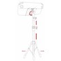 BigBen Interactive BB313185 Tripod Black Rangement Console Compatible Nintendo Wii U