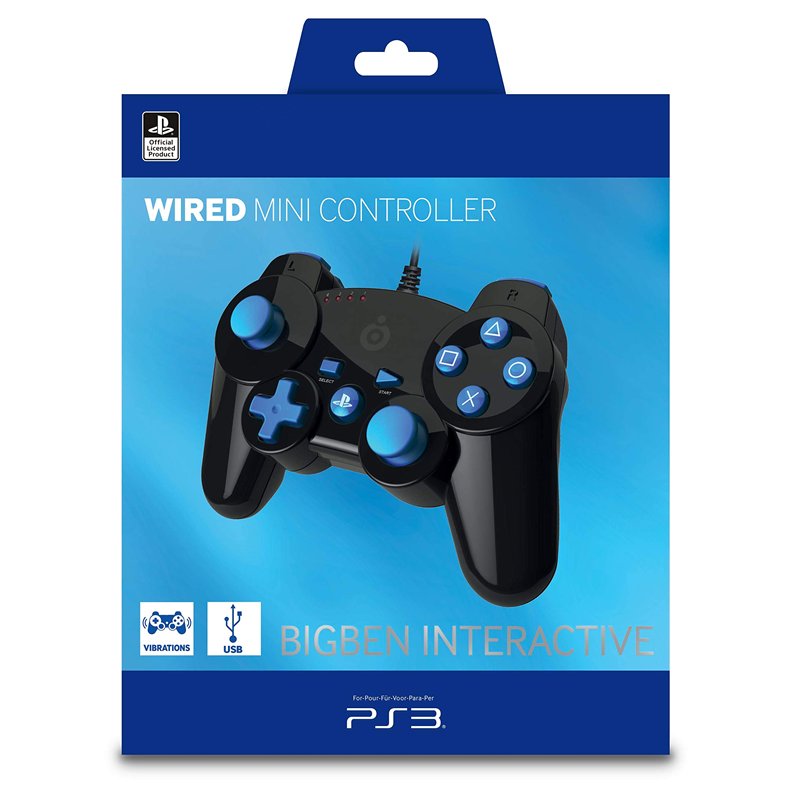 Image secondaire de Bigben Interactive Manette Filaire pour Playstation 3 - Accessoires de Jeux vidéo (Manette de Jeu, Playstation 3, Analogique/Num