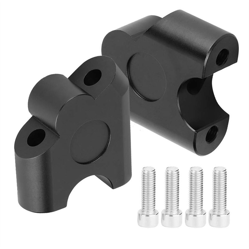 Rehausseur De Guidon Moto Universel 22mm - Adaptateur De Montage B K Move Pour Guidon NC 750 (Noir)