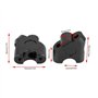 Rehausseur De Guidon Moto Universel 22mm - Adaptateur De Montage B K Move Pour Guidon NC 750 (Noir)