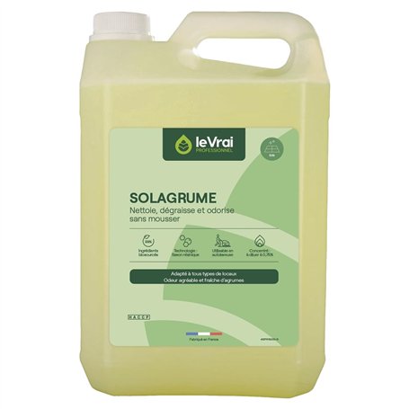 LE VRAI PROFESSIONNEL - Nettoyant Sol Multi Surface - Non Moussant - Produits Menagers Maison - Compatible Robot Balai - Parfum