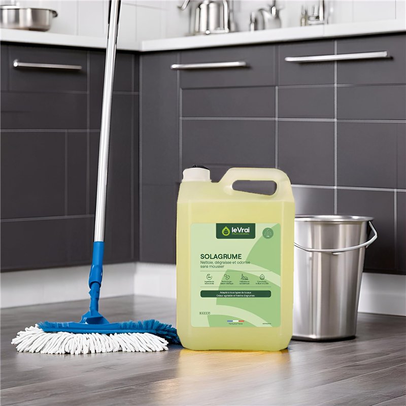 Image secondaire de LE VRAI PROFESSIONNEL - Nettoyant Sol Multi Surface - Non Moussant - Produits Menagers Maison - Compatible Robot Balai - Parfum 