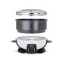 Livoo DOC106 Appareil à Fondue 6 Personnes | Capacité 1,6 L | 6 Fourchettes incluses | Thermostat Réglable | 500 Watts